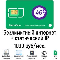 Безлимитный интернет Мегафон со статическим IP